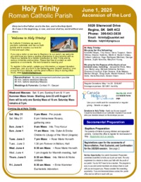 Sun. June 1, 2025 - Seventh Sunday of Easter